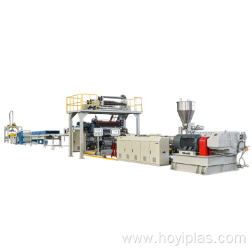 PVC SPC WPC stone floor making machine